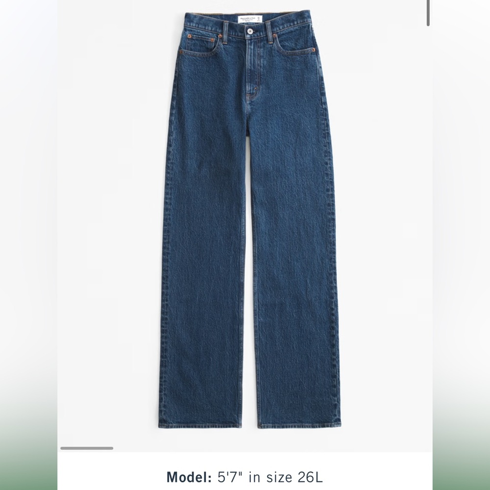 Abercrombie high rise 90’s relaxed jeans